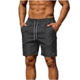 thumbnail image 3 of DDAPJ pyju Men's Workout Gym Shorts Quick Dry Lightweight Summer Casual Athletic Hiking Shorts for Men with Pockets Black M, 3 of 8