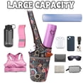 thumbnail image 4 of Doyogi Yoga Mat Bag with Large Size Open Pocket and Zipper Pocket Yoga Mat Strap Bag Carrier Bag Fit Most Size for Ladies, 4 of 6