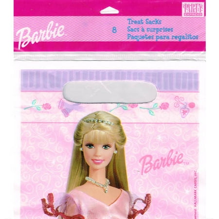 Barbie Doll Party Treat Sacks 8 Bags Per Package
