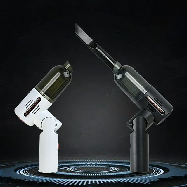 Xihbxyly Aspiradora de Mano para Coche, Potente Succión de 12 V, Diseño Portátil con Luz Led, Accesorios Multifuncionales, Limpieza Interior Del Coche, Tamaño Compacto, Incluye Filtro y Boquillas.