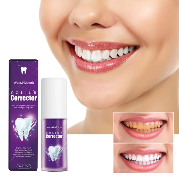 Pisexur Belleza Maquillaje Pasta dental blanqueadora que repara los dientes y mejora la sensibilidad dental (30 ml)para mujeres y hombres