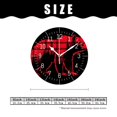 thumbnail image 2 of 10 Inch Wall Clock Battery Operated Silent Clock Decorative for Office, Kitchen, Outdoor, Living Room，Bear Buffalo Plaids Image, 2 of 4