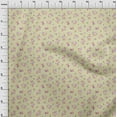 thumbnail image 4 of oneOone Velvet Beige Fabric Floral Quilting Supplies Print Sewing Fabric By The Yard 58 Inch Wide, 4 of 4