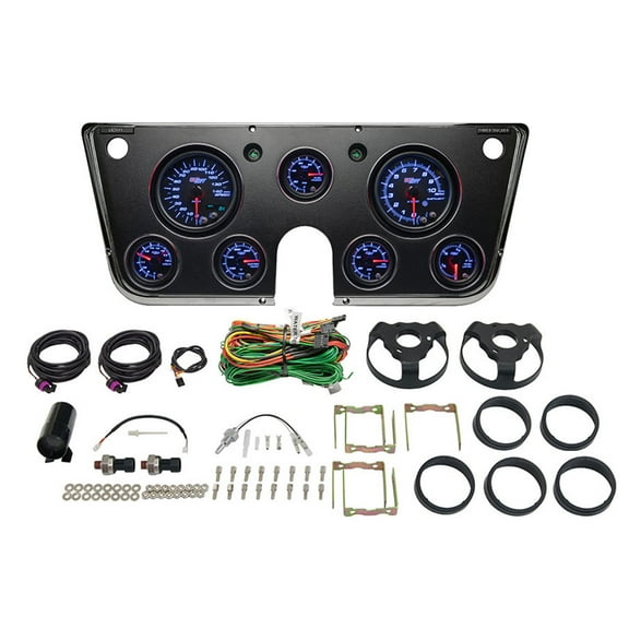 Replacement Cluster Dashboard Panel Pod & 7-Gauge Set for 67-72 Chevy C-10