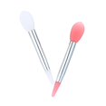 thumbnail image 2 of 10pcs Silicone Lip Brush Set Small Makeup Brushes Lipstick Applicator Brushes with 2 Anti-lost Cover for Lip Care Makeup Use, 2 of 4