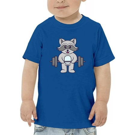 

Raccoon Lifting Barbell T-Shirt Toddler -Image by Shutterstock 3 Toddler
