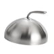 thumbnail image 4 of Tapa protectora de acero inoxidable para alimentos, reutilizable, para cocina y restaurante. Versátil. Plata 20 cm, 4 of 9