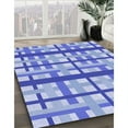 thumbnail image 3 of Ahgly Company Machine Washable Indoor Rectangle Transitional Blue Ribbon Blue Area Rugs, 2' x 3', 3 of 7