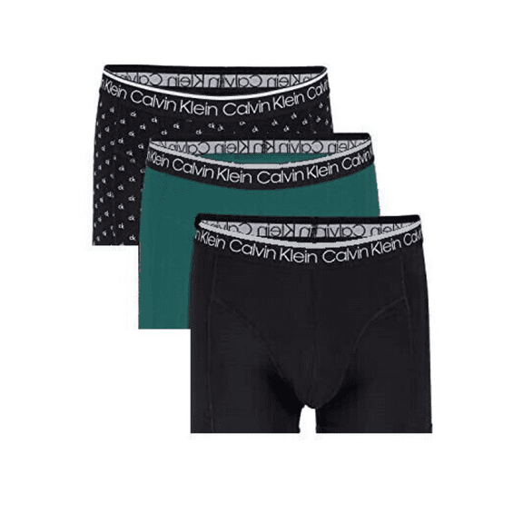 Calvin Klein NP2421O-331 Cotton Stretch Trunks 3 Pack Multicolor S