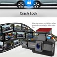 thumbnail image 3 of Dash Camera con Lente Dual DVR cámara para Auto dashcam de salpicadero automático Grabadora de cámara para automóvil Visión Nocturna Videocámara de Gran Angular de 170 Grados, 3 of 5