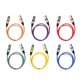 thumbnail image 2 of Cable de Estéreo ANGGREK Juego de Seis Colores 1 Metro PVC Conexión XLR para Guitarra, 2 of 8