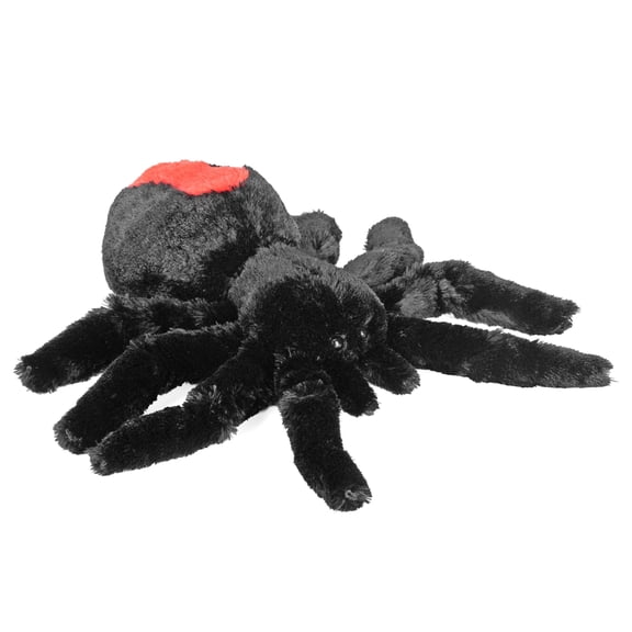 Wild Republic Redback Spider, Cuddlekins, Stuffed Animal, 12 Inches, Gift for Kids, Plush Toy, Fill is Spun Recycled Water Bottles