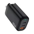 thumbnail image 1 of Usb C To Usb C Fast Charging Cable 65W Gan Charger Usb C Fast Charger Pd 3.0 Charger Foldable Wall Charger Compatible for Cell Phones Tablets Laptops Headphones, 1 of 5