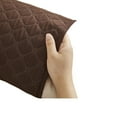 thumbnail image 3 of Sofa Armrest Cover, Headrest Cover for Recliner Chair Arm Cover, Armchair Slipcover with Pockets, Nonslip Quilted Furniture Protector for Pets Leather Sofa Couch, 3 of 5