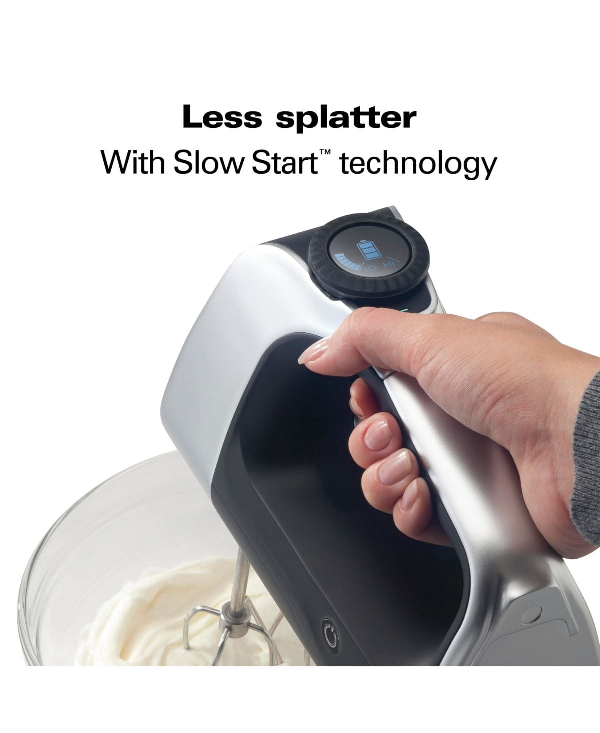 Cordless Hand Mixer with Infinite Speed