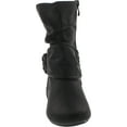 thumbnail image 4 of Women's Fashion Calf Flat Heel Side Zipper Slouch Ankle Boots, 4 of 4