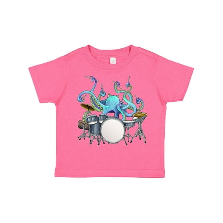 

Inktastic Cute Blue Octopus Drumming Boys or Girls Toddler T-Shirt