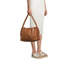 thumbnail image 3 of Scoop Women's Slouchy Shoulder Bag Cognac, 3 of 6