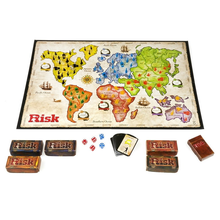 RISK、ボードゲーム、英語、アメリカ、海外ゲーム Risk: Strategy & War Board Game for Families and Adults, Ages 10+