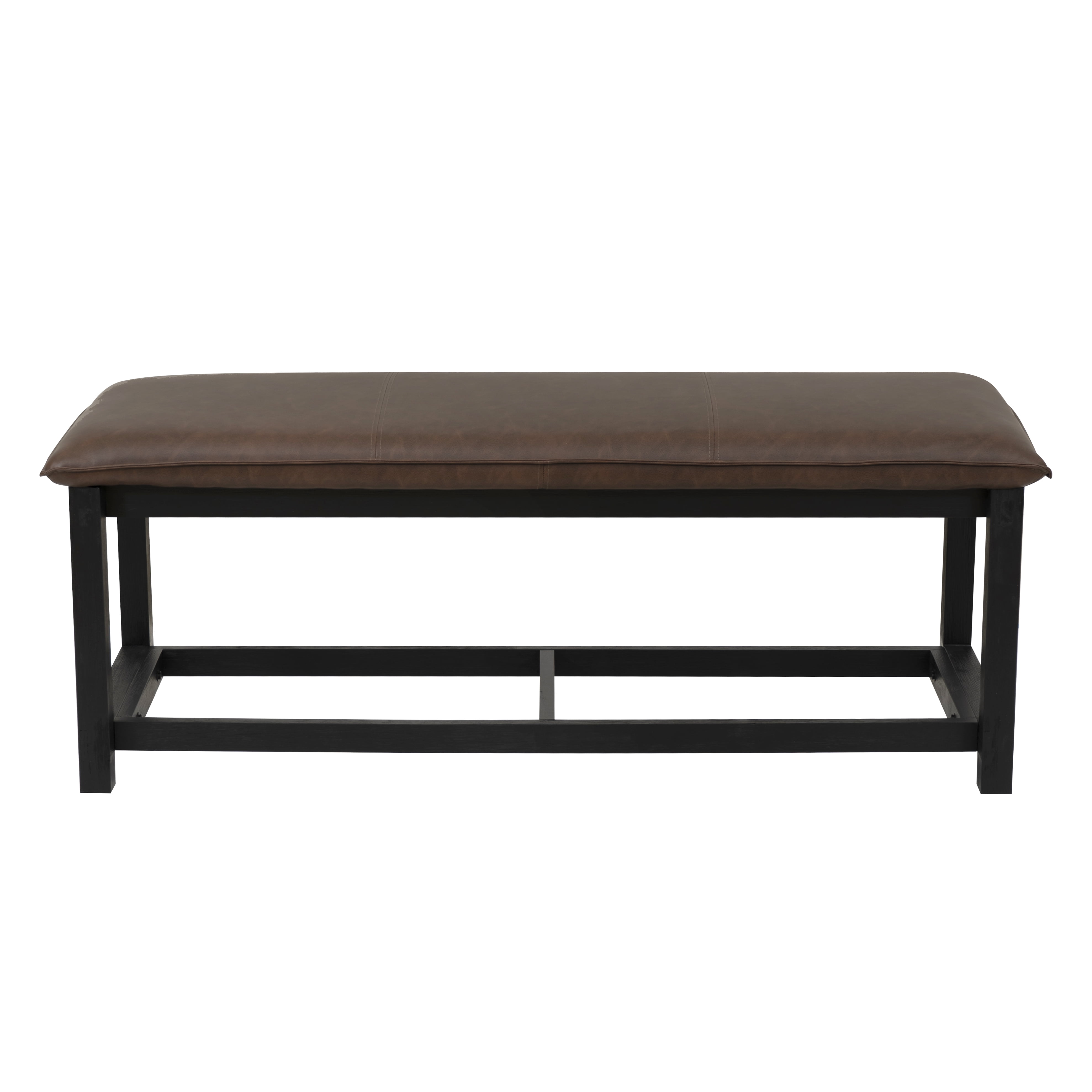 Abrielle Pillow Top Bench Chestnut