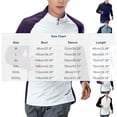 thumbnail image 3 of Admvng Mens Sports Long Sleeve Running Shirt Thumb Hole Stand Collar Athletic Workout Pullover Tops, 3 of 6