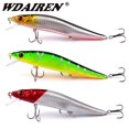 thumbnail image 2 of 1 Uds. Señuelos de Pesca Minnow 14g/23g Crankbait Wobblers perca ojos 3D cebo duro Artificial Lucio carpa lubina flotante Swimbait Pesca Tan Jianjun unisex, 2 of 2