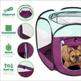 thumbnail image 3 of Corral Portátil para Perros y Tienda para Gatos Furhaven Morado XL 51x44x29.5 cm, 3 of 9