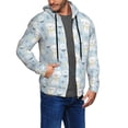 thumbnail image 3 of Zip Up Hoodies for Men - cute cat AB Long Sleeve Comfrt Men'S Fashion Hoodies & Sweatshirts, Jackets for Men Hoodies Pullover Clothing Clothes with Pouch, 3 of 5