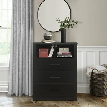 Coby 3-Drawer Dresser with Shelf