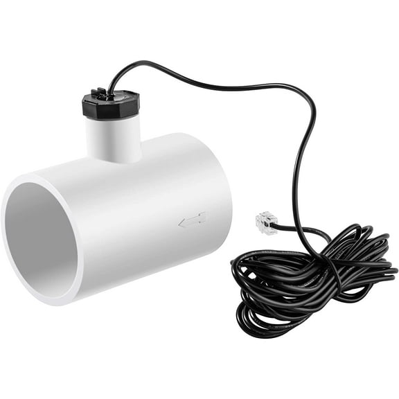 Briidea Flow Switch with Tee for Hayward Salt System, PVC, Compatible with Goldline