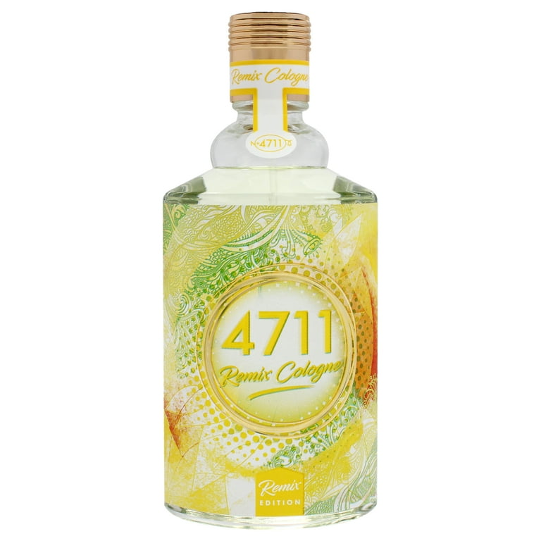 Muelhens 4711 Remix Cologne, Lemon, 3.4 oz Spray, Bergamot, Neroli