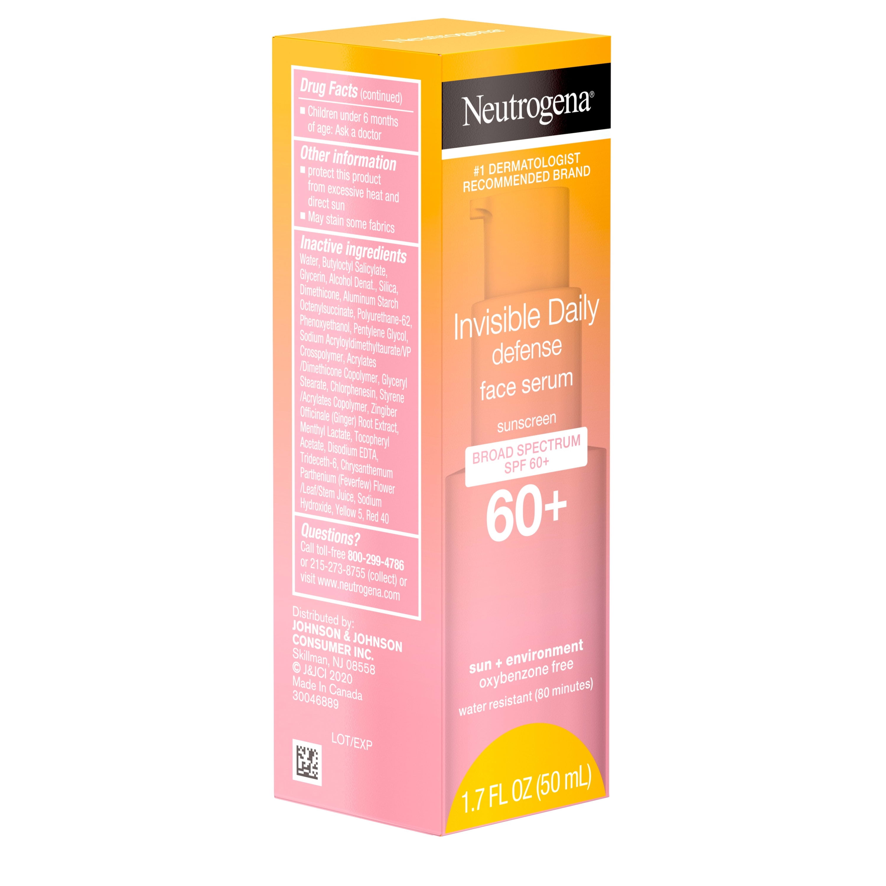 neutrogena invisible daily defense serum