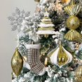 thumbnail image 3 of DEELLEEO 24 pieces of high-end Christmas ornaments light luxury decorations angel snow elk unicorn 2022 holiday ornaments, 3 of 5