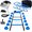 Blue, variant on Agility Ladder Speed Training Set – 20FT Ladder with 12 Cones, 4 Hurdles, Jump Rope & Running Parachute | Complete Fitness Kit for Soccer, Football, Kids & Adult Footwork Drills