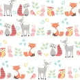 thumbnail image 5 of Lambs & Ivy Little Woodland Forest Animals 100% Cotton Baby Fitted Crib Sheet, 5 of 5