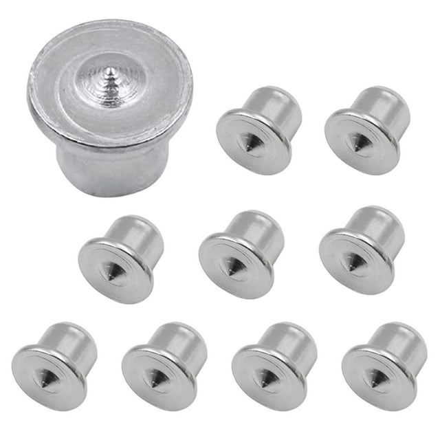 Pasadores centrales portátiles, accesorios de repuesto, juego de pasadores de puntas de taladro, pasadores de punta para carpintería, 10 Uds. 10 mm