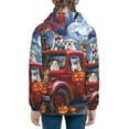 thumbnail image 6 of Kdxio Halloween Pets Pumpkins Pattern Kids Boys Girls Zip Up Hoodie 3D Printed Hooded Sweatshirt Hoody Coat with Pocket 7-12 Y-Medium, 6 of 6
