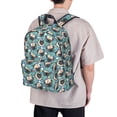 thumbnail image 5 of Goofa PUG HEAD And Flower Printed Backpack,Laptop Backpack,Durable Anti-Theft Travel Work Backpack,Water-resistant Backpack, 5 of 9