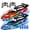 4 Batteries, variant on Tigozz 6th Anniversary Edition 2-Pack Remote Control Speedboats with 2.4GHz Pairing, Multicolor LED Lights and 4 Rechargeable Batteries, Kids Ages 6+