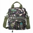 thumbnail image 2 of Nylon Shoulder Bag Men's Outdoor Messenger Small Backpack,Grey, 2 of 2