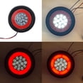 thumbnail image 5 of Luz de freno Led para coche, lámpara antiniebla redonda Retro de 12-24v, luz trasera de 32led para remolque Rv, 5 of 5