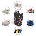 thumbnail image 5 of YFYANG 50L Foldable Laundry Hamper, Waterproof Oxford Fabric Shell Starfish Pattern Laundry Bag Laundry Baskets, 5 of 6