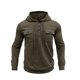 thumbnail image 4 of pstuiky Camisas de manga larga abrigadas para hombre, Sudadera con capucha para hombre, con botones sólidos, para entrenamiento, con múltiples bolsillos, para deportes al aire libre xxl, 4 of 7
