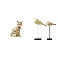 thumbnail image 1 of Figura de escritorio,Estatua de gato en estante,escritorio,oficina,decoración del hogar,Estatuas de pájaros,Estatuas de pájaros de madera para decoración del hogar,decoraciones de, 1 of 8