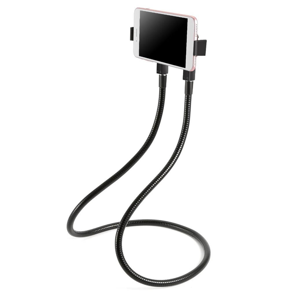 Aurgiarme Portable Smartphone Neck Holder, Flexible and Rotatable Stand Lazily Neck Phone Holder for Convenient Handsfree Usage