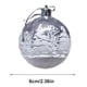 thumbnail image 2 of 6pc Transparent Christmas 6cm Boxed Painted Decoration Christmas Decorations Hanging Decoration Christmas, 2 of 9
