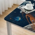 thumbnail image 5 of Acheng Rocket Planet Space Art Square Tablecloth 100% Polyester Fiber 36*36, 5 of 8