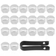 thumbnail image 3 of Universal Wheel Hub Cover, Lug Nut , 20Pcs For Car Tyre Vehicles Hub, 3 of 8