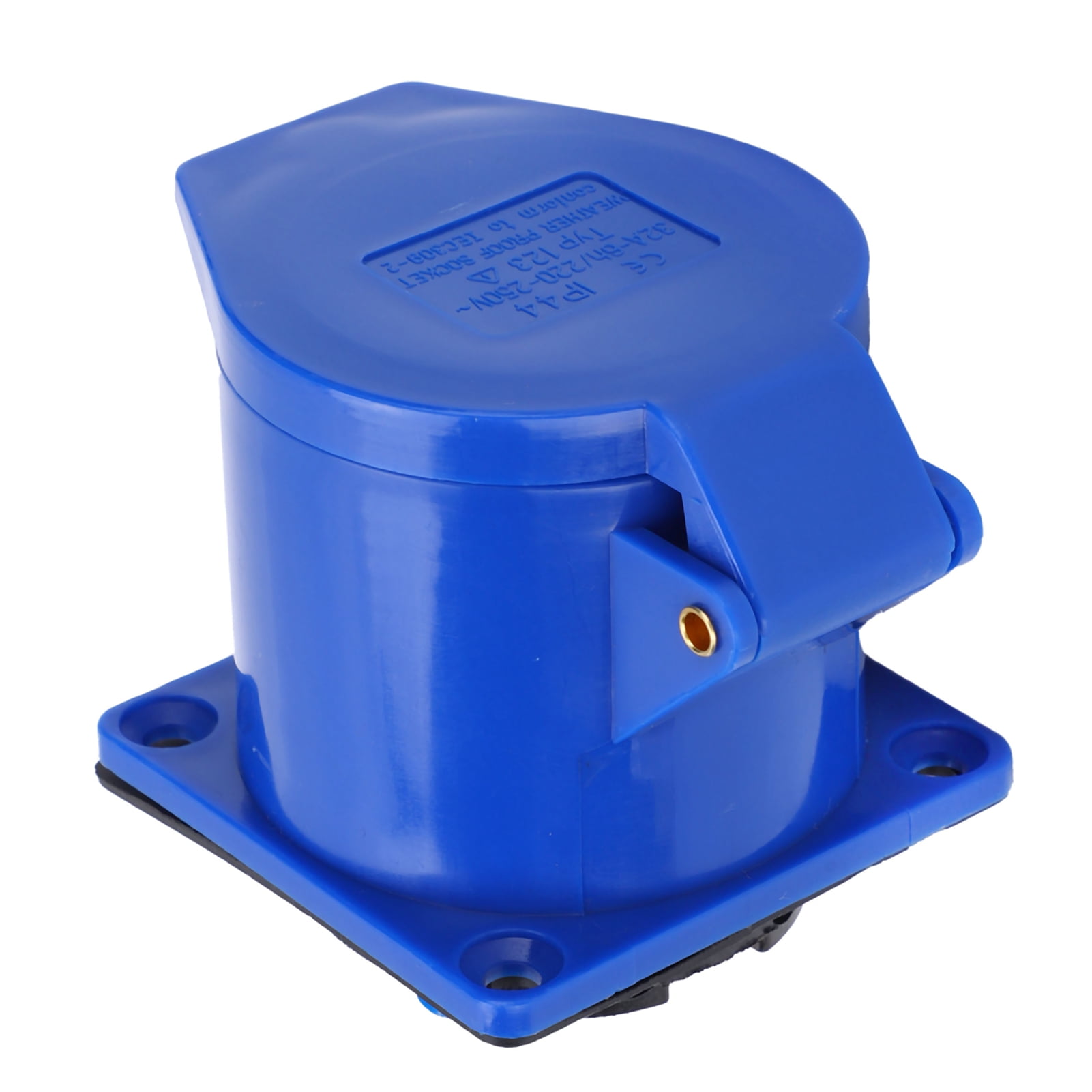 Industrial Power Socket, Waterproof SinglePhase Industrial Power