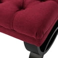 thumbnail image 6 of Elegant Red Fabric With A Modern Appeal And Regal Touch Half-circle Leg Design, 6 of 7